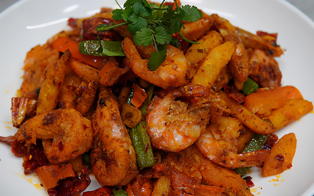 年夜饭香辣虾子,年夜饭大菜香辣虾超下饭超简单