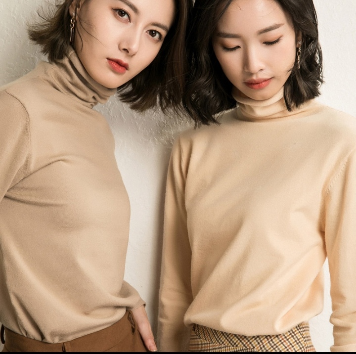 显瘦毛衣穿搭微胖女生秋冬季,120-140斤微胖高档毛衣厚款打底