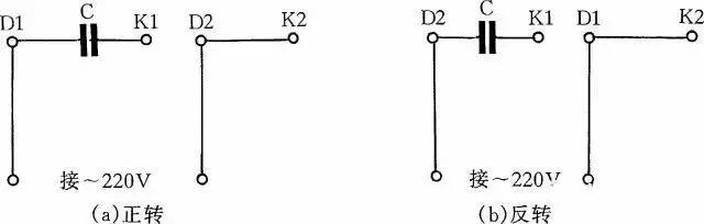 4极6极双速电机正确接线方法,高低速双速三相电机接线实物图