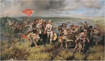 红军过草地身陷沼泽地,红军过草地掉队视频