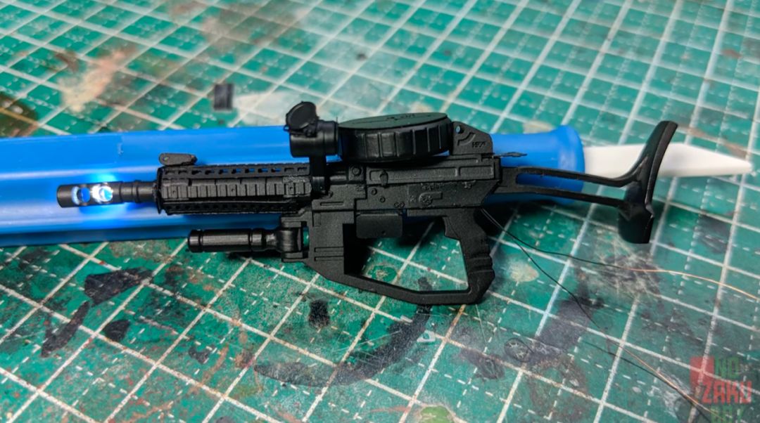 扎古蚀刻片安装,扎古蚀刻片