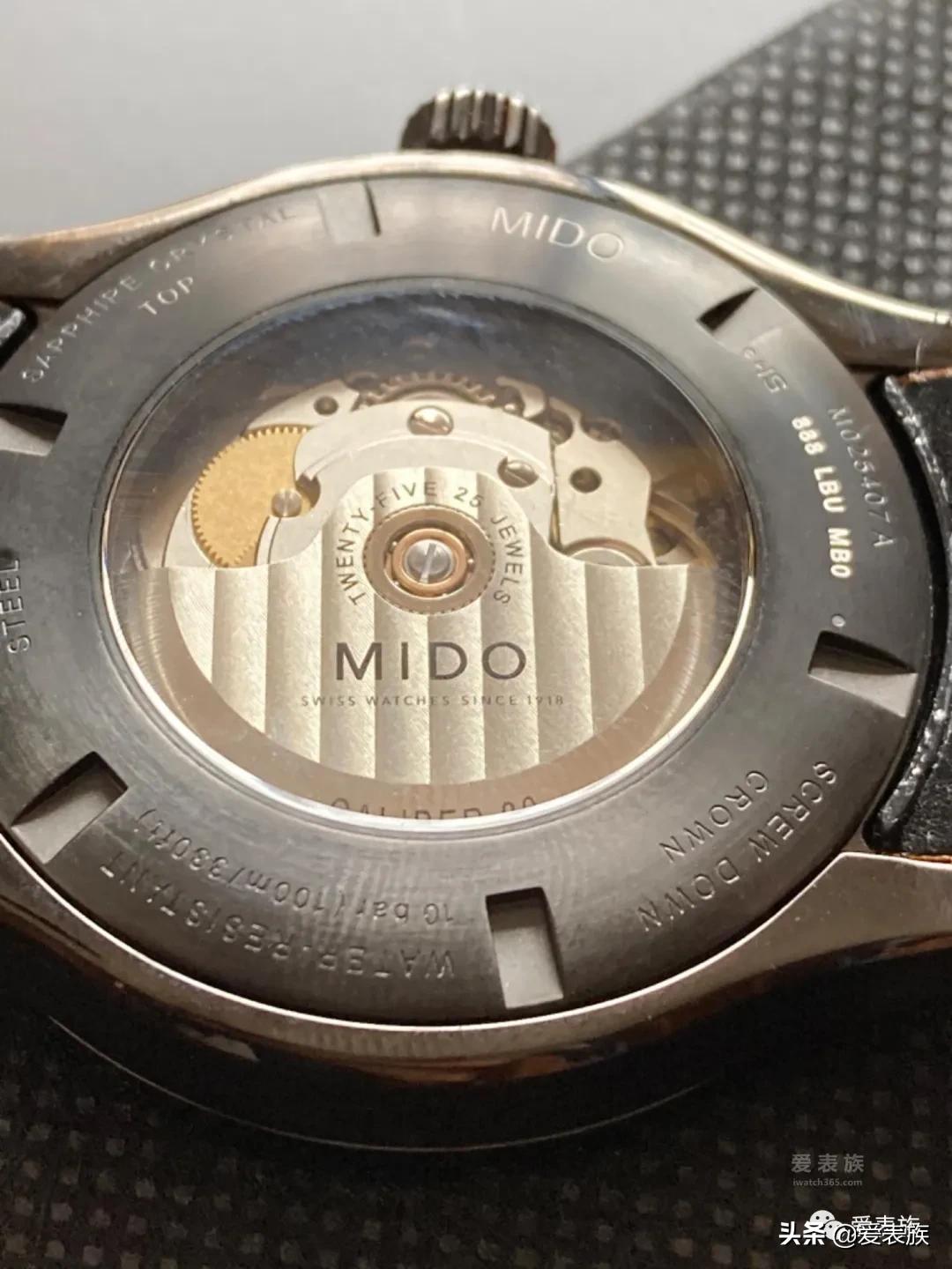 mido美度黑色机械表,mido美度新表