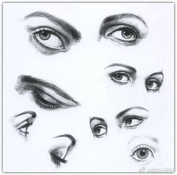 各种眼睛画法大合集,各种眼睛的画法教程容易记