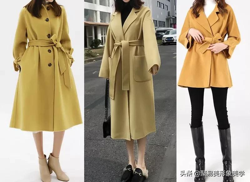 初秋穿什么颜色好看,秋天穿“杏色”太好看了