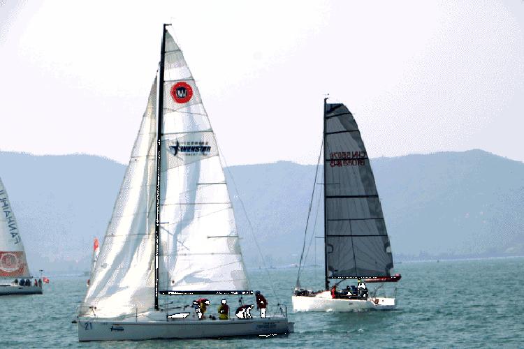 扬帆乘风破浪游艇出海小鼓浪屿较场尾杨梅坑骑行寻找美人鱼