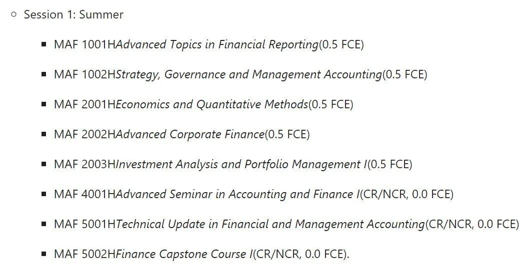 加拿大金融学课程设置,加拿大商科金融方向排名