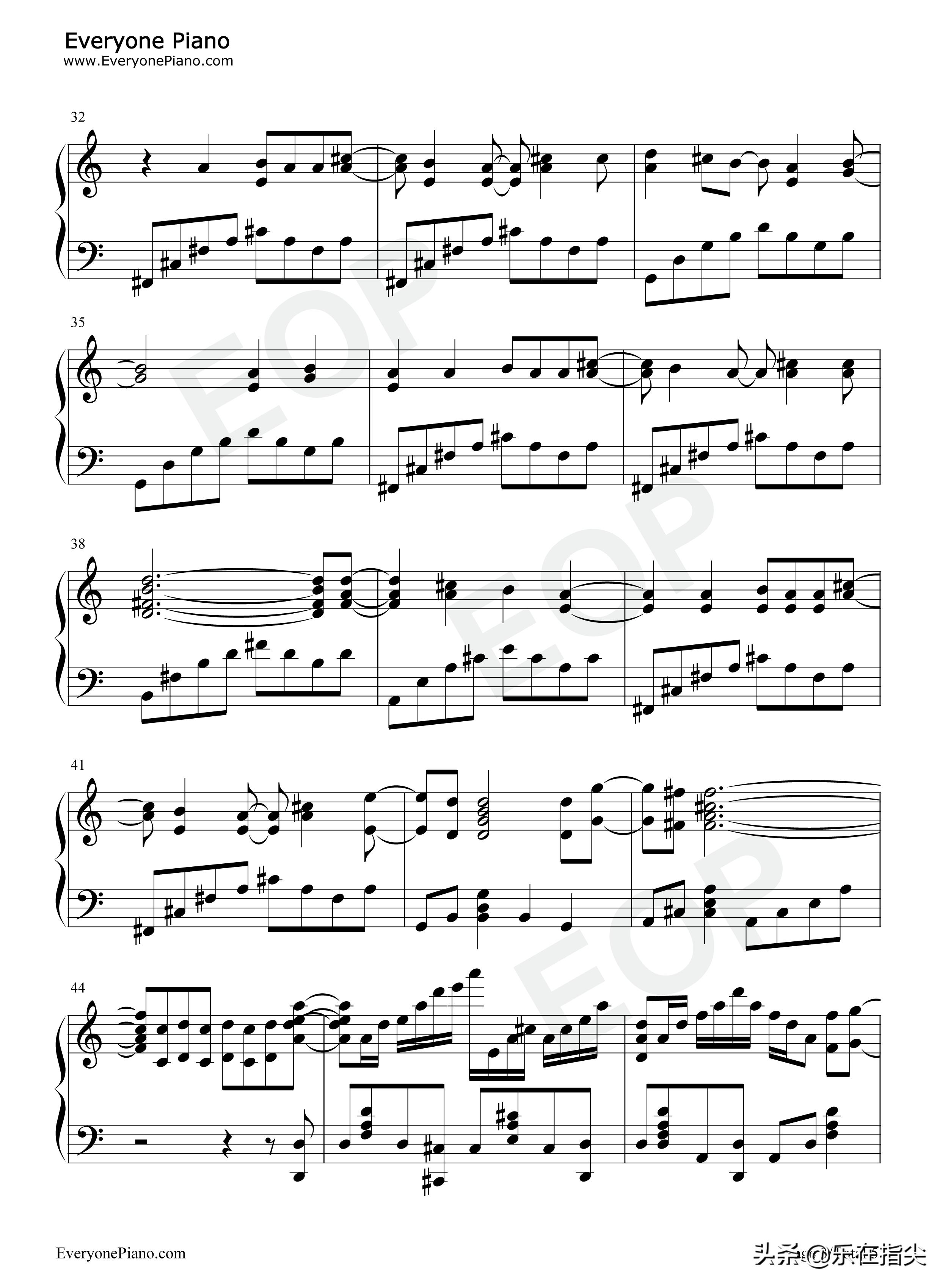 魔笛变奏曲钢琴谱图文,magi钢琴谱