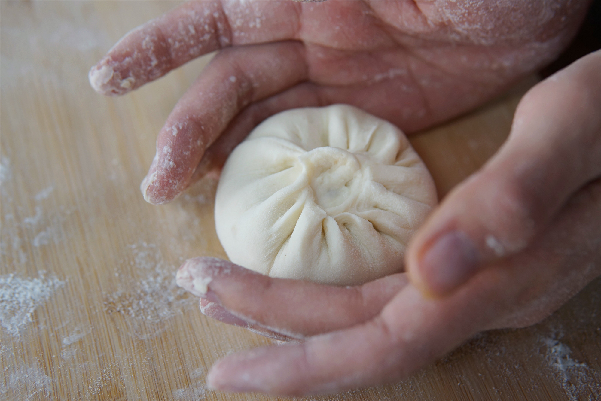 蒸包子调肉馅的正确方法,蒸包子调馅教程全过程