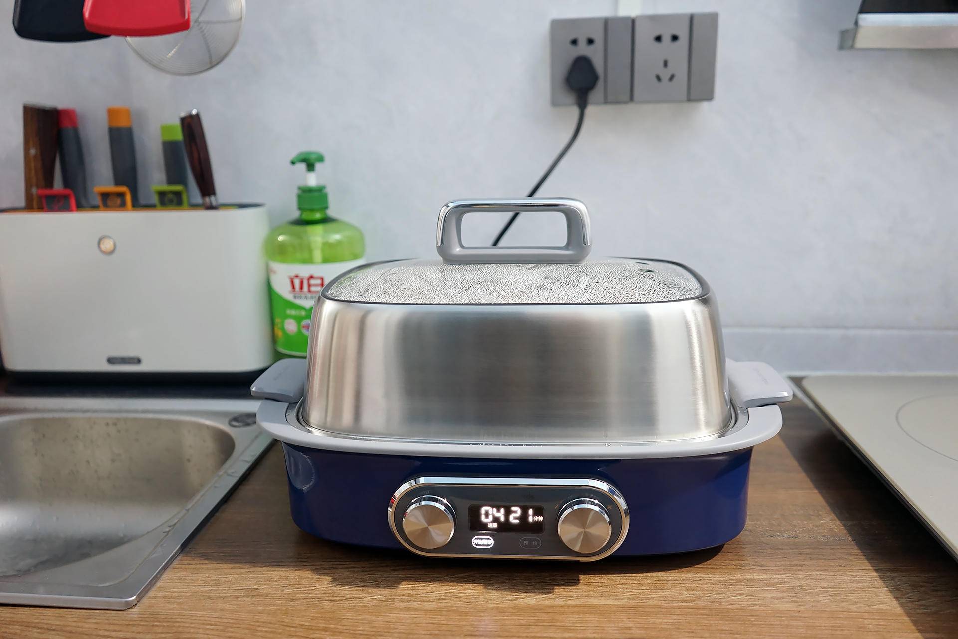 摩飞电火锅蒸锅,摩飞电蒸锅热菜