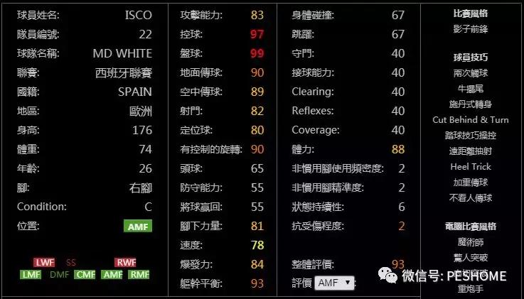 网易实况足球黑球排名,实况手游新赛季球员能力值变化