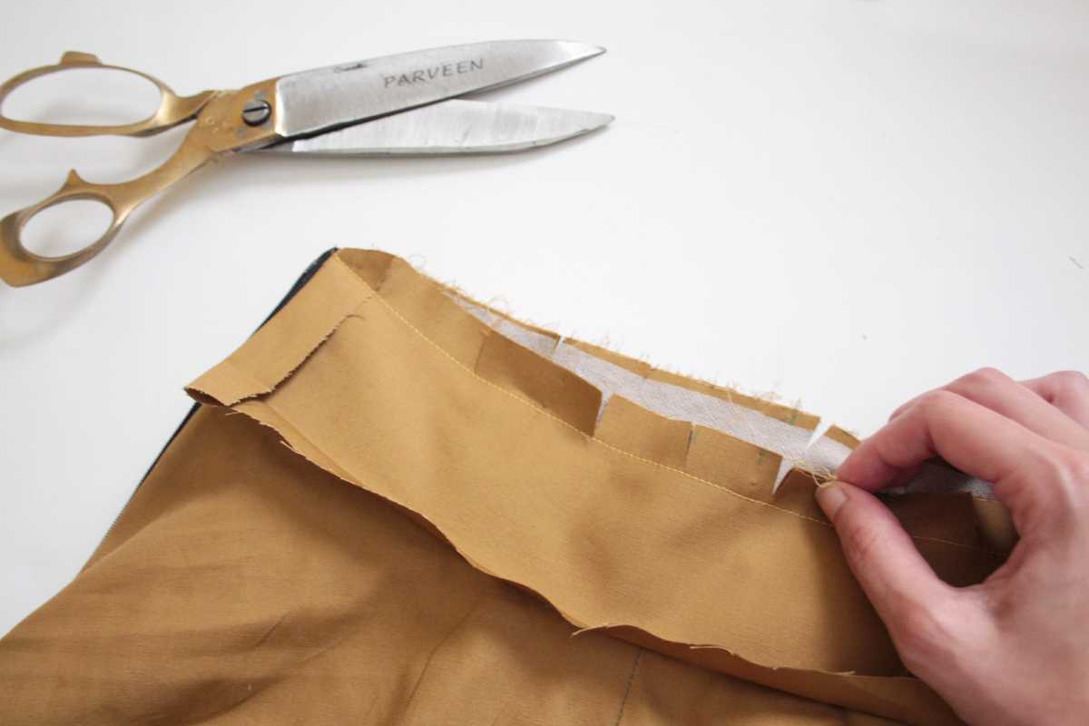 缝纫技巧做腰带嵌条,各种衣服裤子的缝纫方法