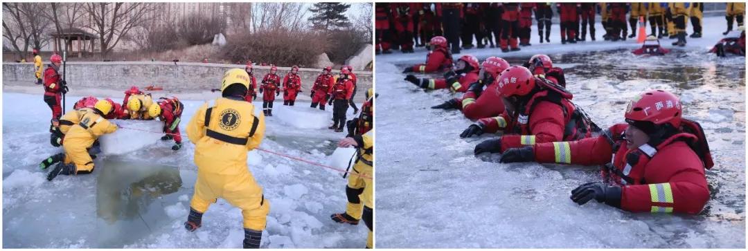 冰域救援培训,冰上救援训练视频