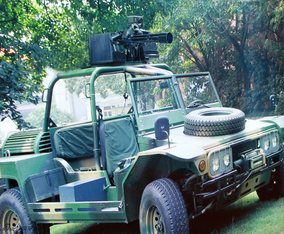 珠海航展14.5毫米三管转管机枪,新型轻机枪珠海航展