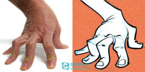 动漫人物手部画法教程,动漫男生手部画法