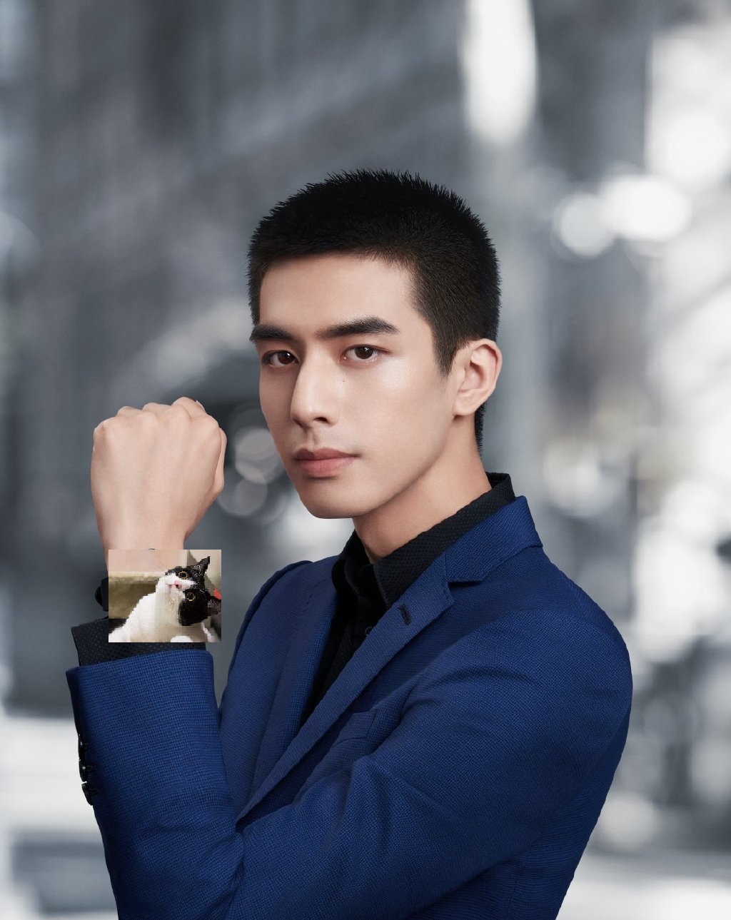 宋威龙寸头造型代言写真图片,宋威龙的造型