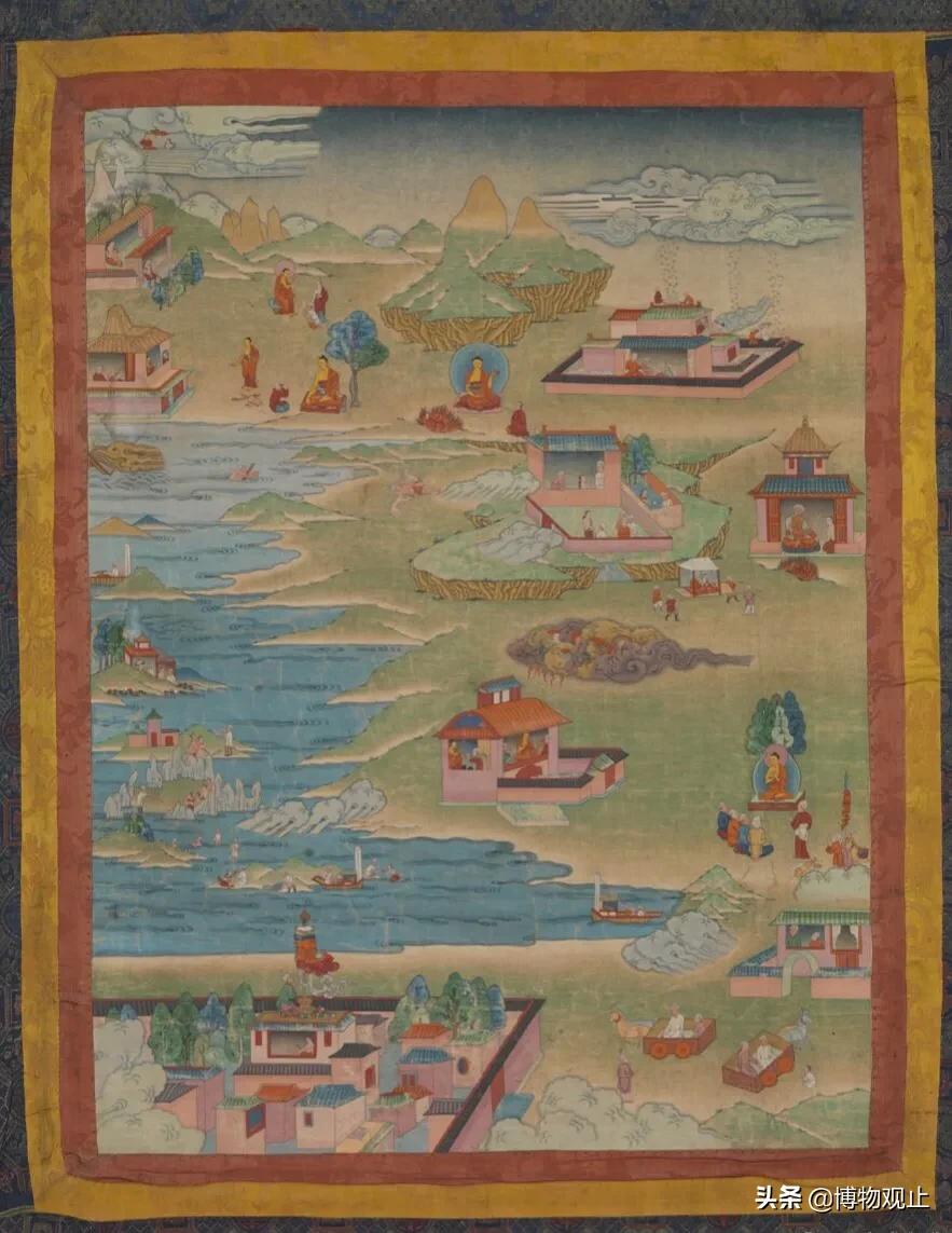 铜质藏传法器五股金刚,藏传佛教法宝图