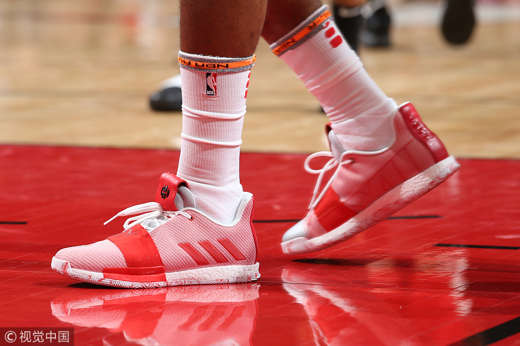 盘点nba上脚球鞋哈登篇,nba球鞋今日上脚