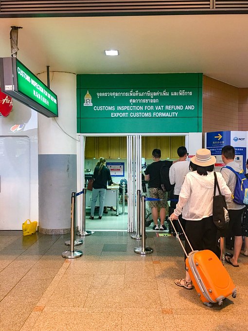 廊曼机场免税店要退税吗,曼谷买东西退税机场和商场的区别
