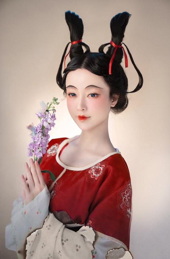 唐朝的妆容真的很美艳,唐代各种妆容