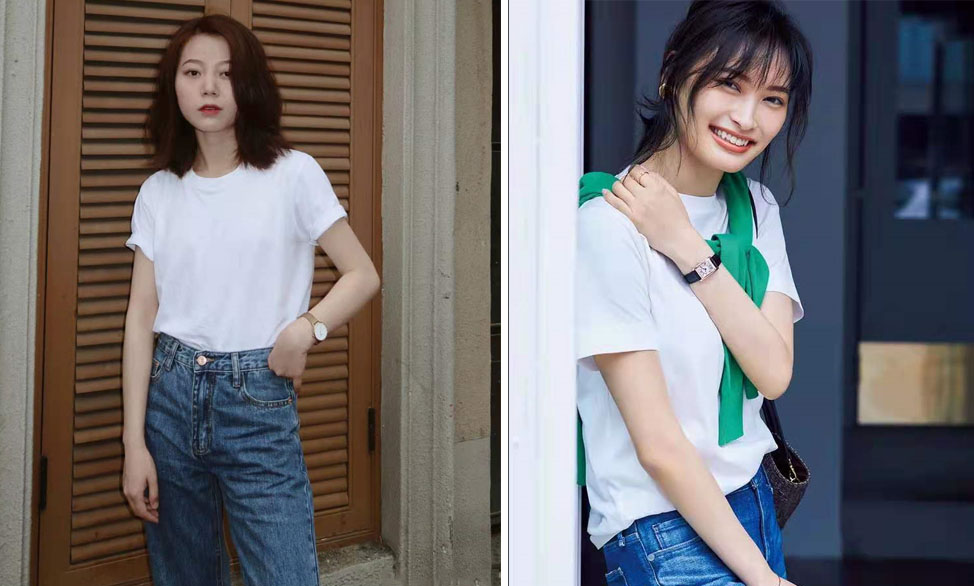 白t恤怎么搭才好看,白T恤怎么穿搭