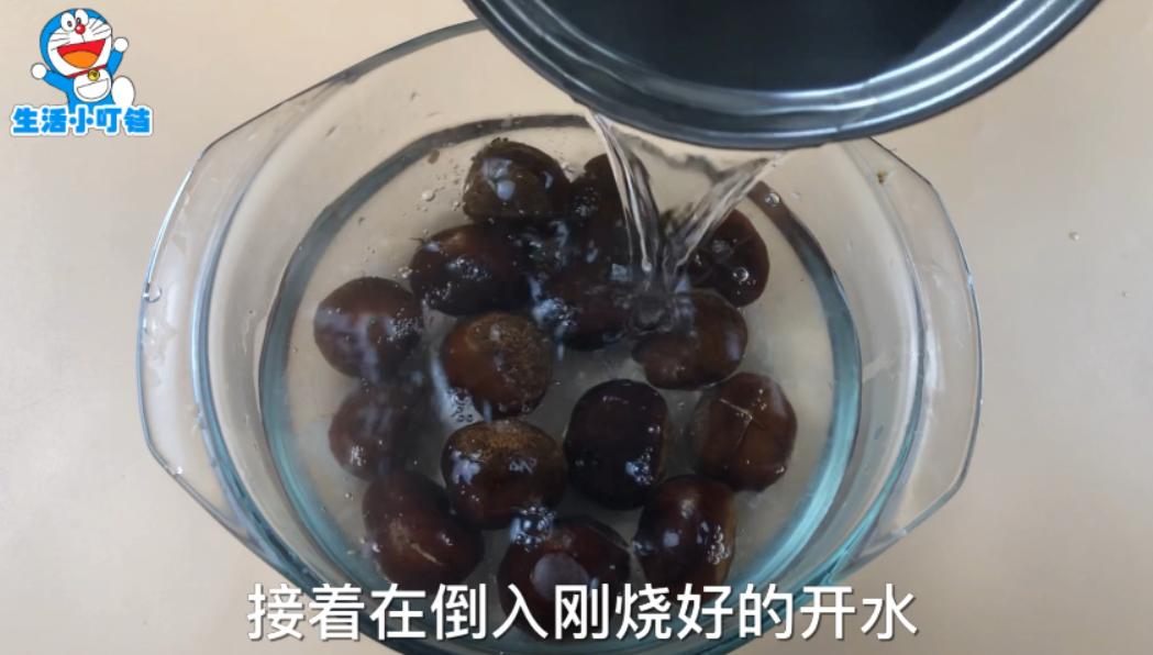 一招教您瞬间剥板栗简单快速,最新剥栗子的方法