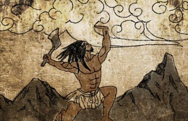 神话故事盘古长什么样子,神话人物盘古的简介