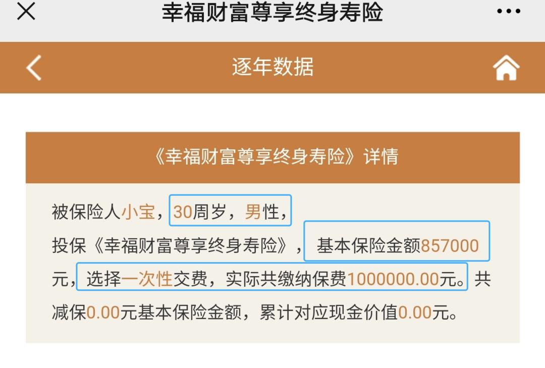 建行幸福财富尊享终身寿险靠谱吗,幸福财富尊享终身寿险5年