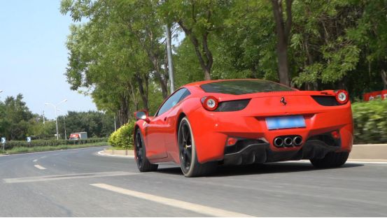 红色法拉利458图片,法拉利458红色款