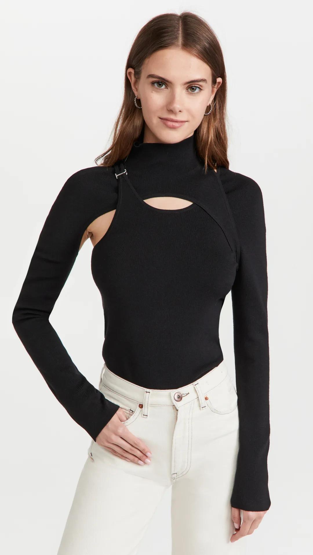 明星同款针织衫日常穿搭,秋天衣服推荐女毛衣