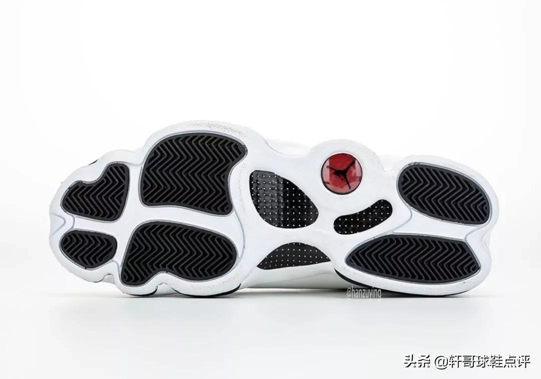 airjordan1黑白熊猫高仿,airjordan13慈善细节