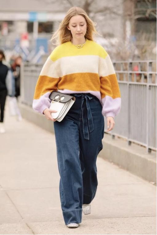 初秋针织衫的穿搭技巧包括,针织衫穿搭技巧大全