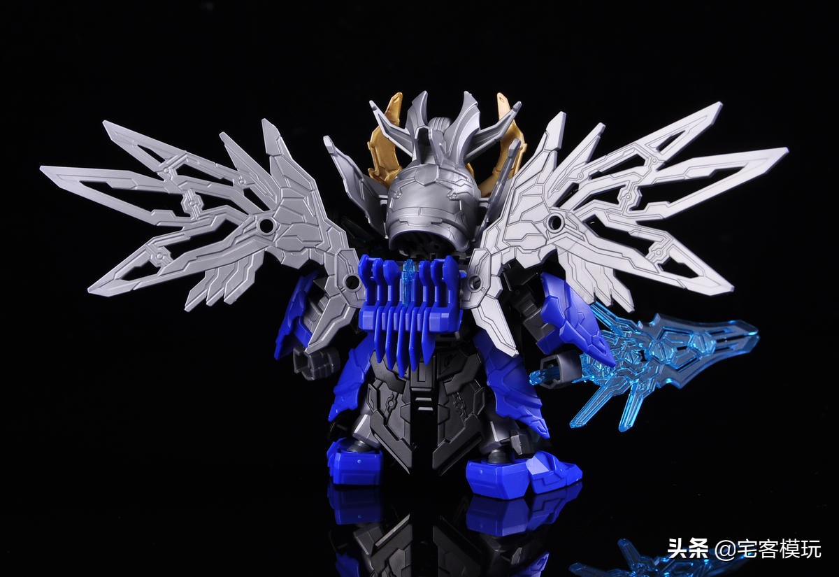 万代三国创杰传曹操飞翼,三国创杰传天霸曹操飞翼高达开箱