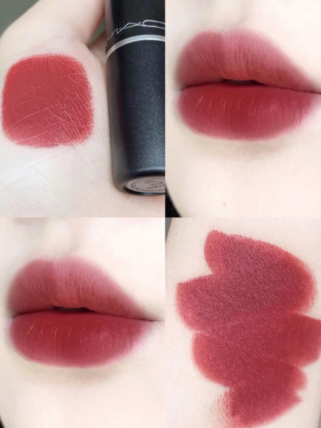 6支黄皮友好的mac口红真的涂不腻,mac烂番茄色唇釉推荐