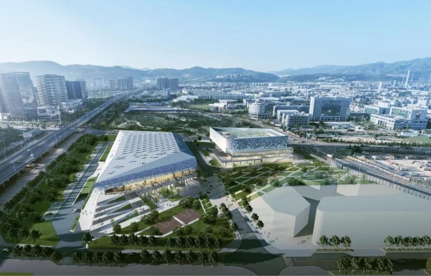 昆明东市区最新规划体育中心,昆明龙江片区规划体育文化中心