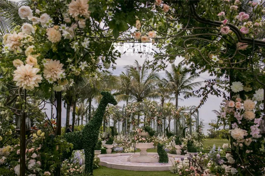 高级英式婚礼视频,法式花园风格婚礼