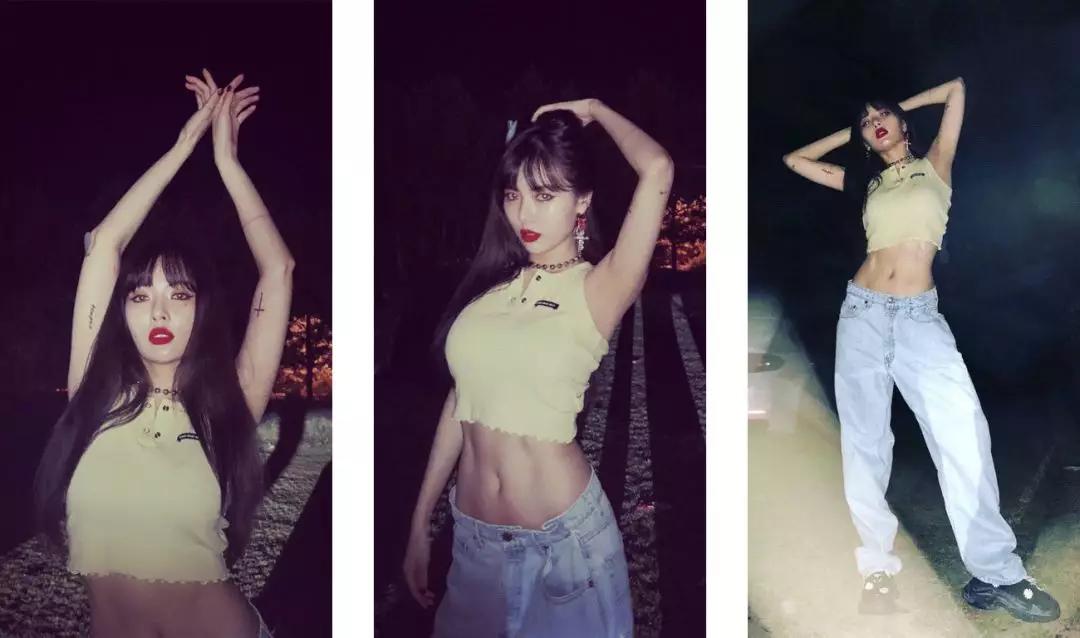 绿色丝绸吊带蝴蝶结金泫雅同款,金泫雅同款穿搭