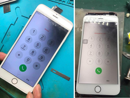iphone6splus内屏碎了花屏,iphone6splus换屏幕多少钱