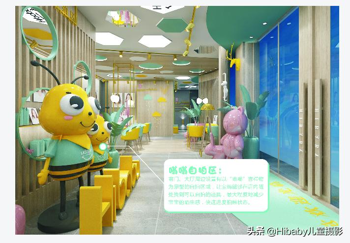 古装摄影店装修设计,儿童摄影装修设计图