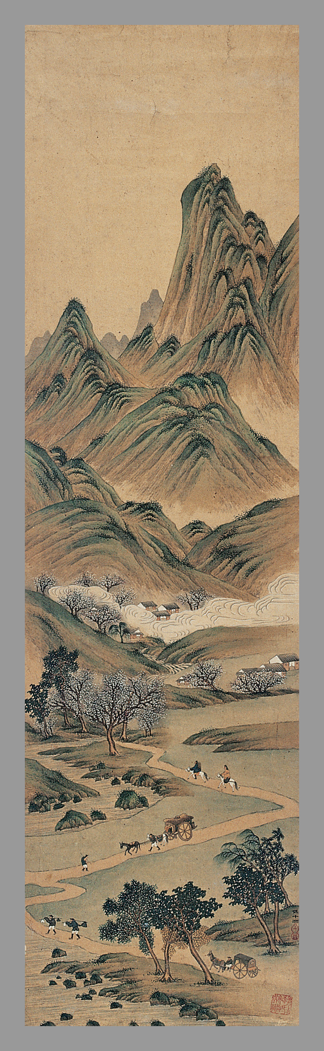 明代四大家仇英重彩画作品欣赏,仇英十大传世名画图文