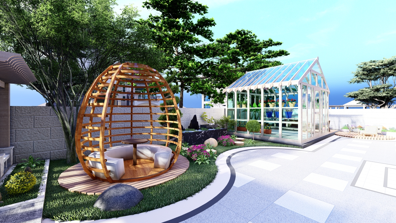 庭院遮风挡雨阳光房,100款阳光房庭院设计