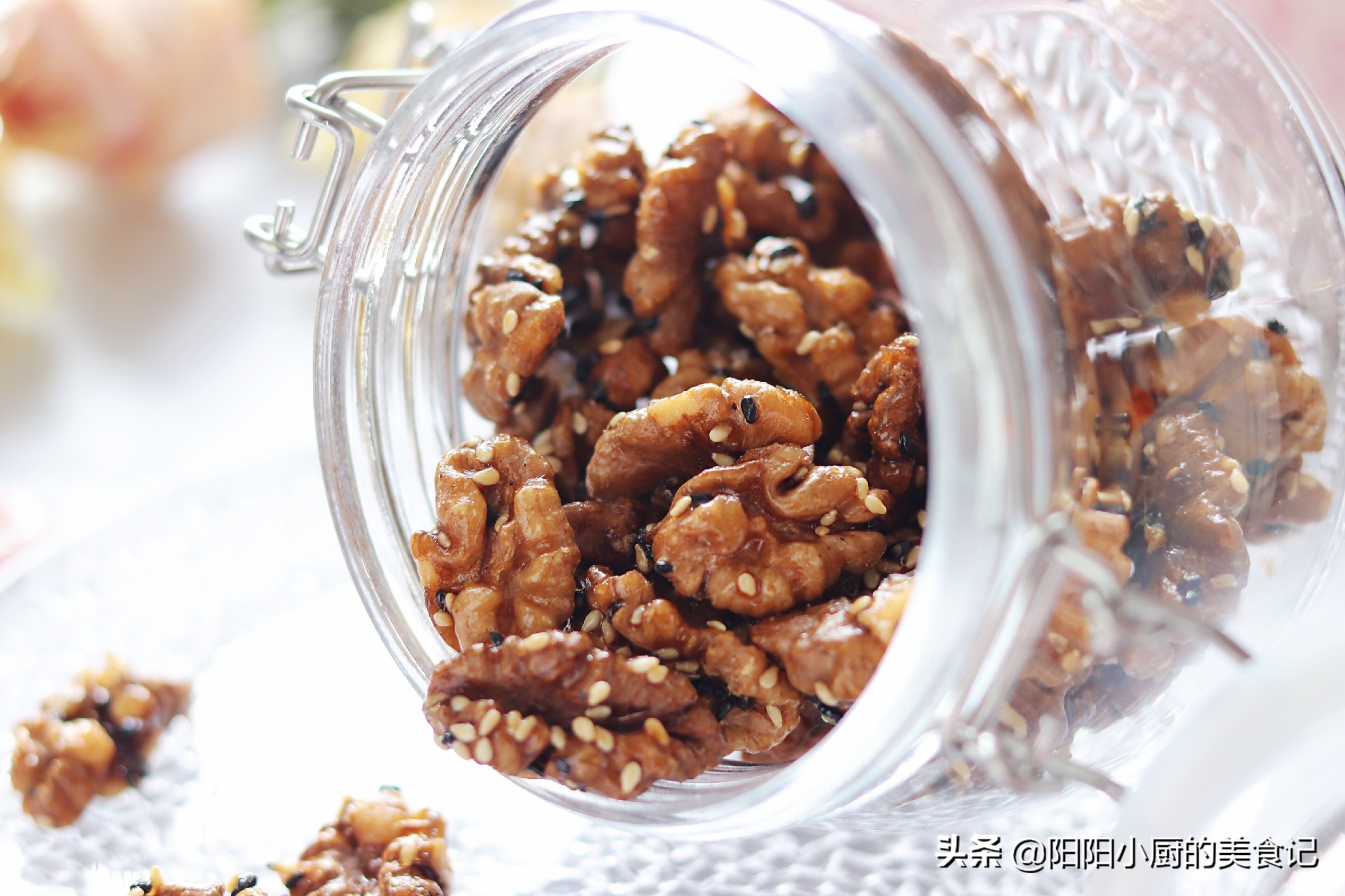怎么做琥珀核桃酥脆不粘牙,空气炸锅做琥珀核桃怎么样不粘牙