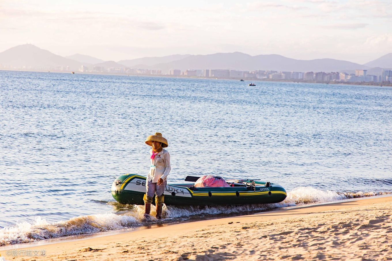 三亚的清晨和晚上,三亚的黄昏美不胜收