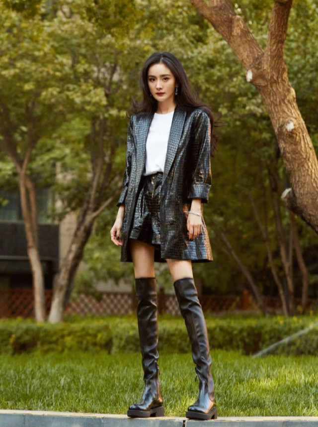 短靴中靴长靴到底应该怎么穿,小短腿穿长靴还是中筒靴