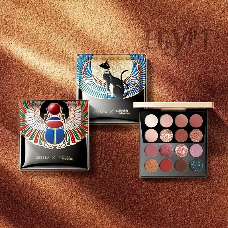 从外到内美得惊艳,大英博物馆联名「古埃及图腾」口红