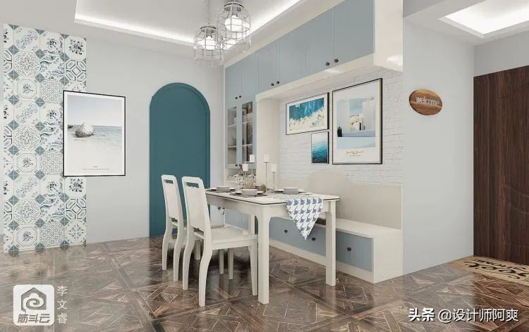 一说到地中海风就是“海洋”?醒醒,你家得这么装才高级