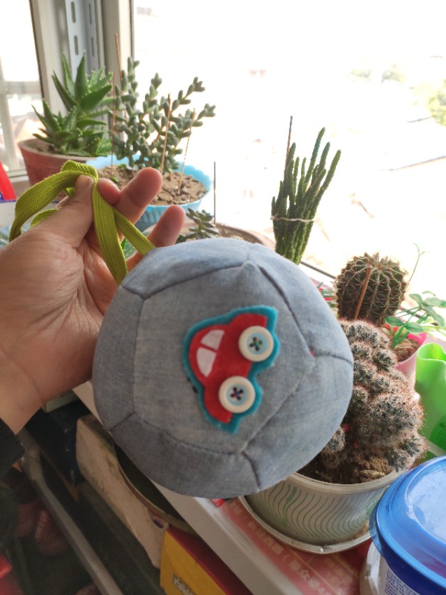 布艺小圆球挂饰,布艺小圆球图片