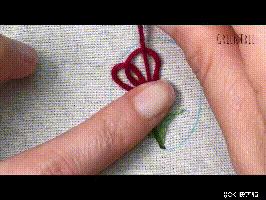 手工毛衣刺绣教程,来个慢动作手工编织零基础教学