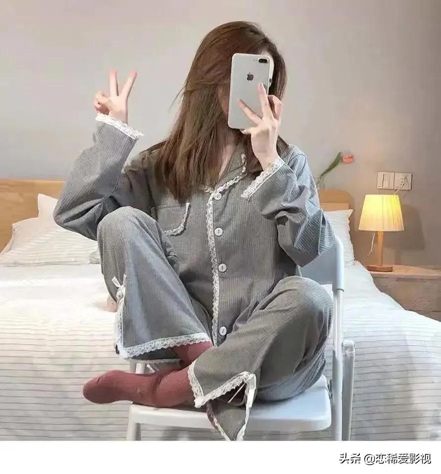 睡衣家居服简约大气,家居服睡衣可外穿的奢华品