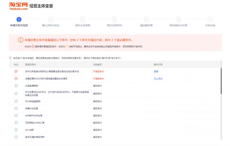 淘宝店过户接收人条件,淘宝店过户要满足什么条件