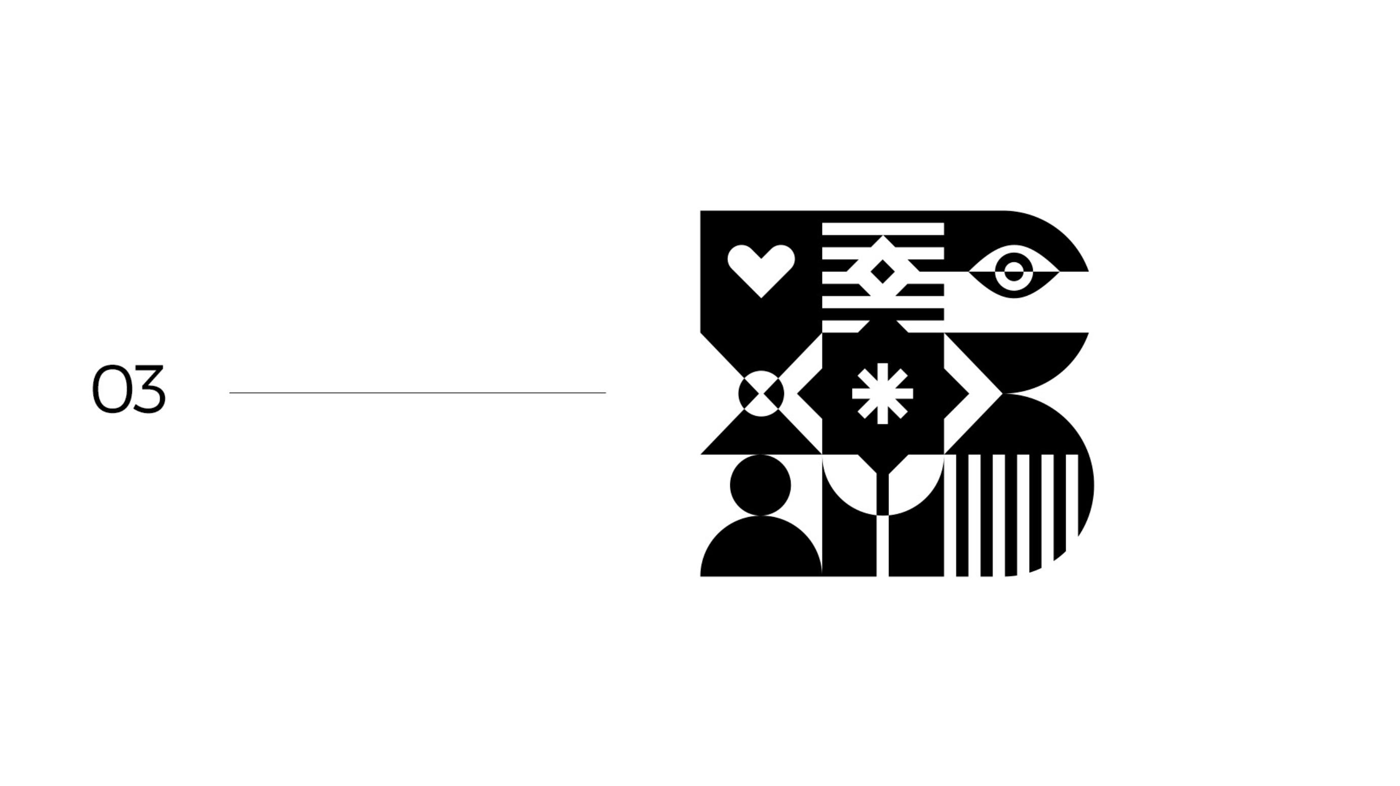 简单有设计感的图案,简单组合图形的精美图案